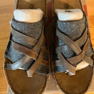 New Tamarindo Sanddollar Sandal Pink and Tan Stripe WTDS015 Ash and Sand Size 8